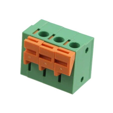Fci Fixed Terminal Blocks Ha - 5.0 - 3P Screwless Green Body at Mark 180D 20020303-G031B01LF